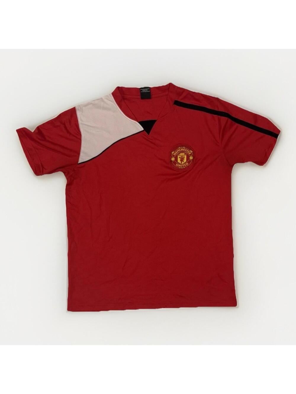 Manchester United Men's Red Soccer Jersey Rhinox Official Merchandise, Size S